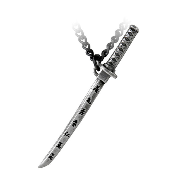 Bushido Pendant- close up