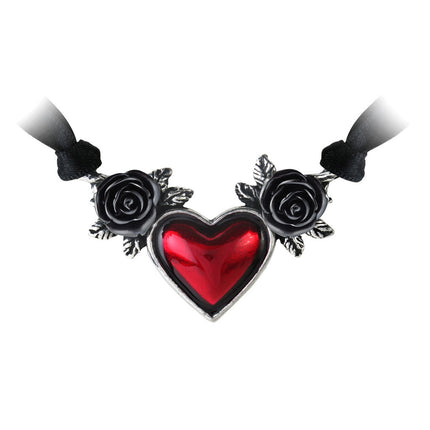 Blood Heart Necklace- up close
