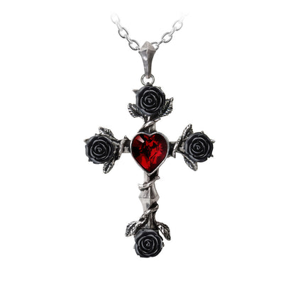 Black Rosifix Pendant- close up