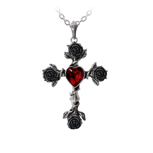 Black Rosifix Pendant- close up