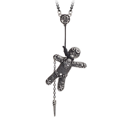 Voodoo Doll Pendant- close up