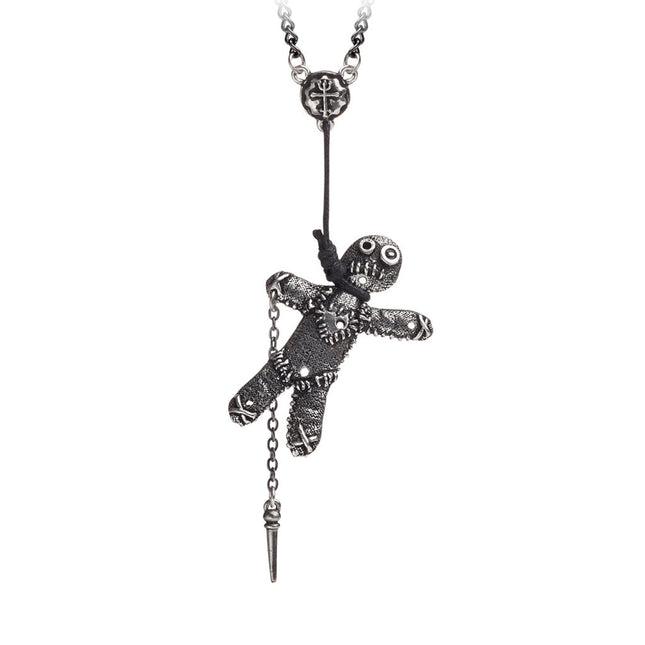 Voodoo Doll Pendant- close up