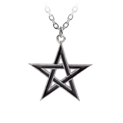 Black Star Pendant- close up