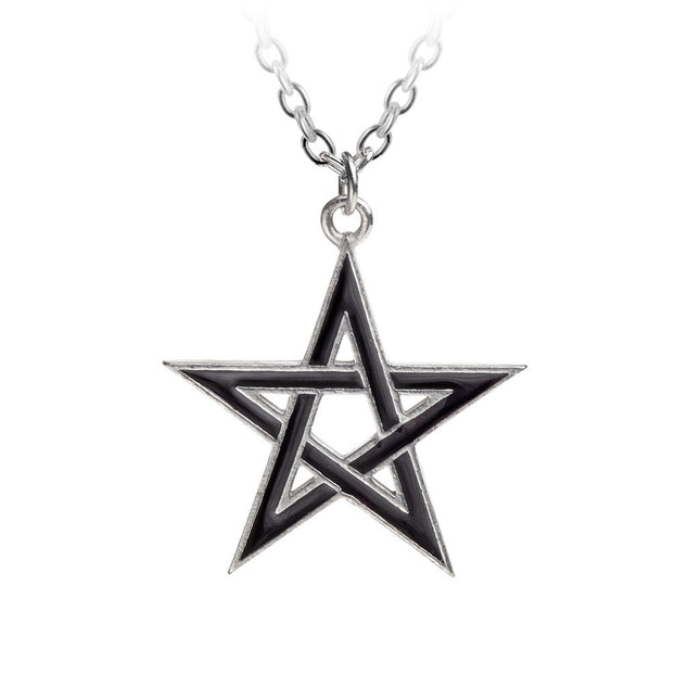 Black Star Pendant- close up