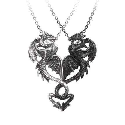 Draconic Tryst Necklaces- close up, together