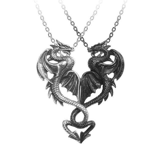 Draconic Tryst Necklaces- close up, together