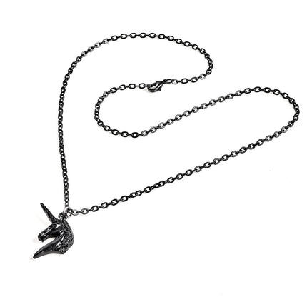 Black Unicorn Pendant