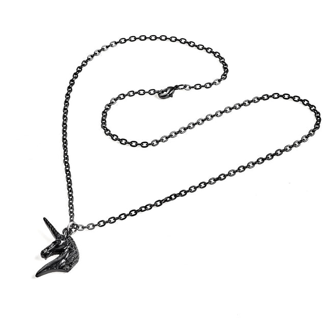 Black Unicorn Pendant