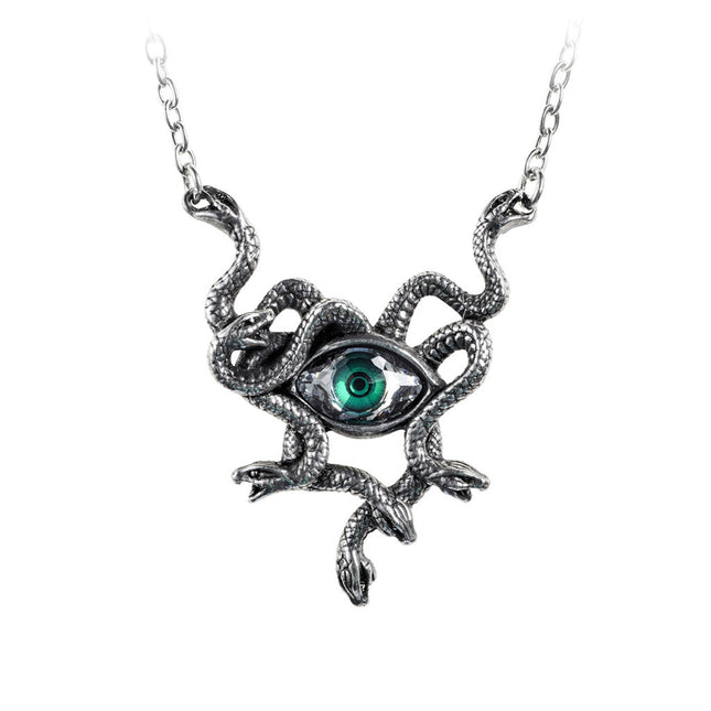 Gorgons Eye Necklace- close up
