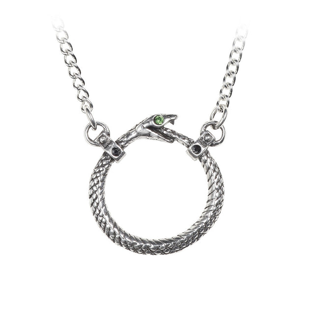 Sophia Serpent Necklace- close up