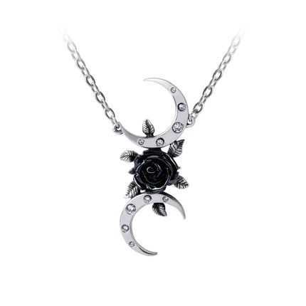 The Black Goddess Necklace- up close