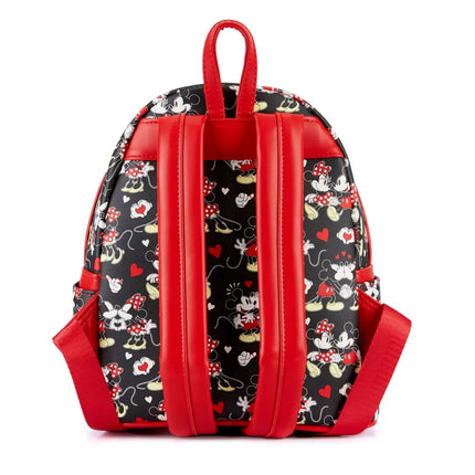 Mickey And Minnie Valentines Mini Backpack- back view