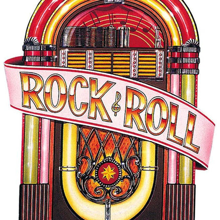 JUKEBOX CUTOUT DECORATION 36IN