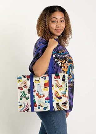 Roller Skates Shoulder Tote- worn by model