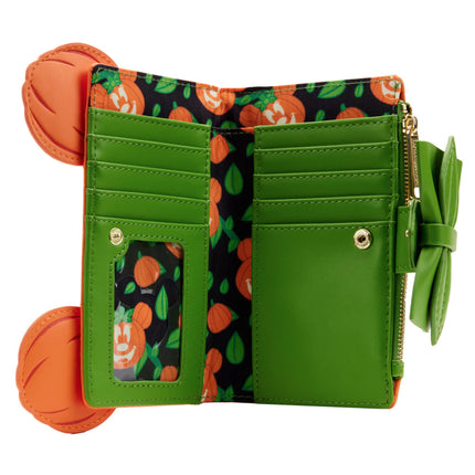 Minnie Mouse Pumpkin Glow In The Dark Flap Wallet- inside view