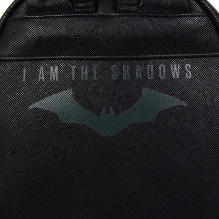 DC Comics Batman Cosplay Mini Backpack- up close back view