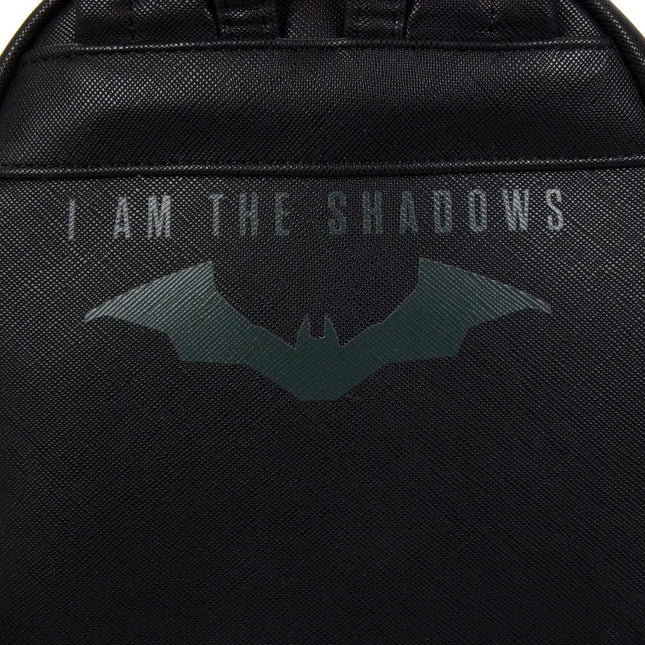DC Comics Batman Cosplay Mini Backpack- up close back view