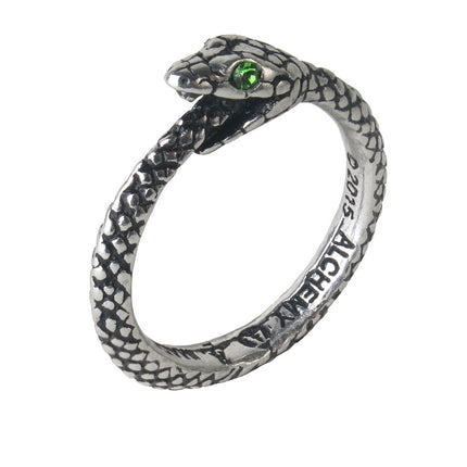 The Sophia Serpent Ring- angled view