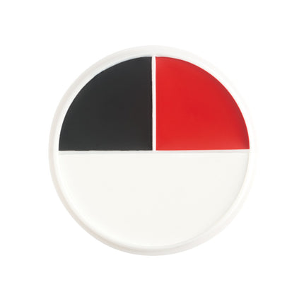 Red White & Black Creme Wheel