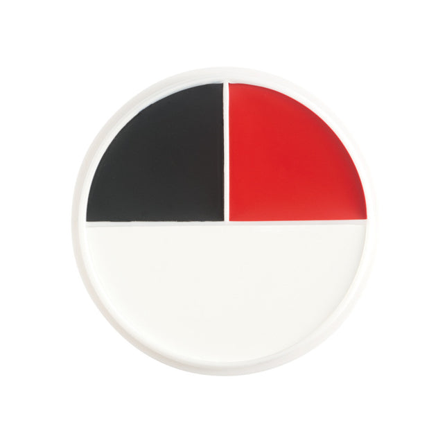 Red White & Black Creme Wheel