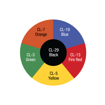 Rainbow Creme Wheel- shades