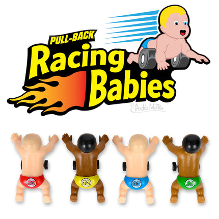 Racing Babies Pull-back toy