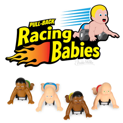 Racing Babies Pull-back toy