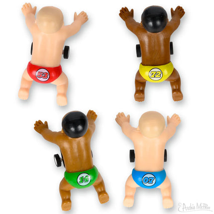 Racing Babies Pull-back toy