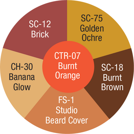Mojave Medium-Dark Corrector/ Tattoo Cover Wheel- shades