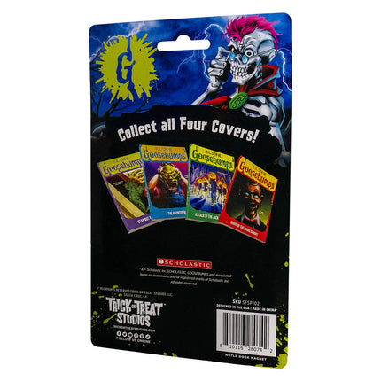 Goosebumps- Night of the Living Dummy Magnet- in package, back view