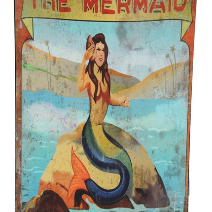 The Mermaid 17in Carnival Sign