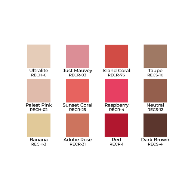Light-Medium Contour, Highlight, & Blush Palette- shades