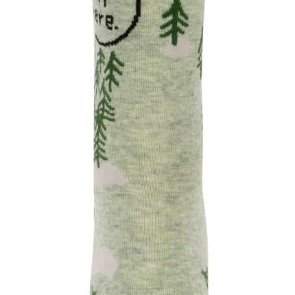 Fucking Love It Out Here Crew Socks- single sock front view