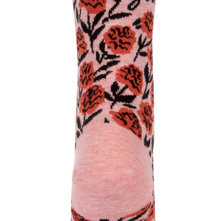 Namaste You Guys Crew Socks- single sock back view