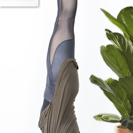 Namaste You Guys Crew Socks- worn by model