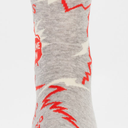 Video Game Socks Men's Socks- single sock front view