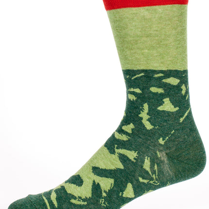 Dad Joke Men's Socks- single sock left side view