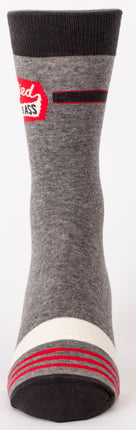 Certified Pain In The Ass Men's Socks- single sock front view