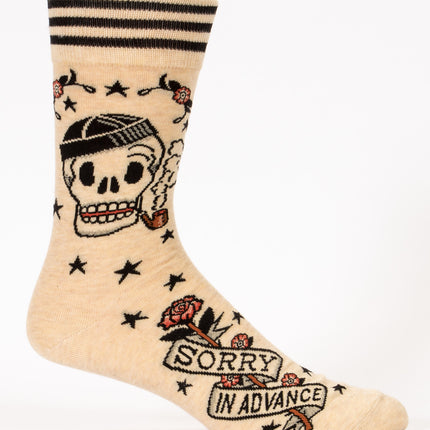 Sorry in Advance Men's Socks- single sock side view