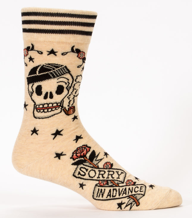 Sorry in Advance Men's Socks- single sock side view
