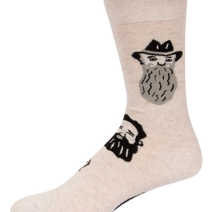 Whiskers Men's Socks- single sock left side view