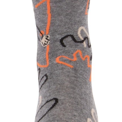 Here Comes Cool Dad Men's Socks- single sock front view