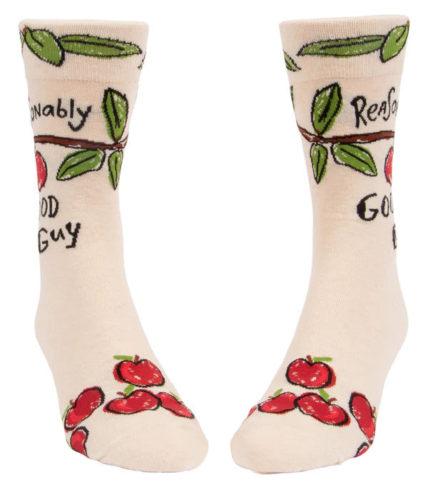 Reasonably Good Guy Men's Socks- front view
