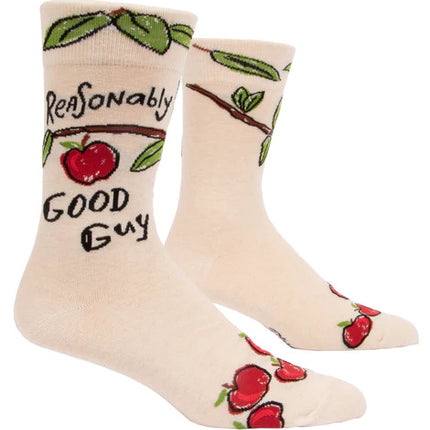 Reasonably Good Guy Men's Socks- side view
