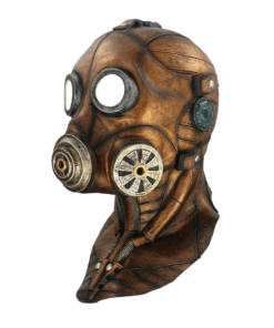 Bronze Smoke Gas Mask- angled view