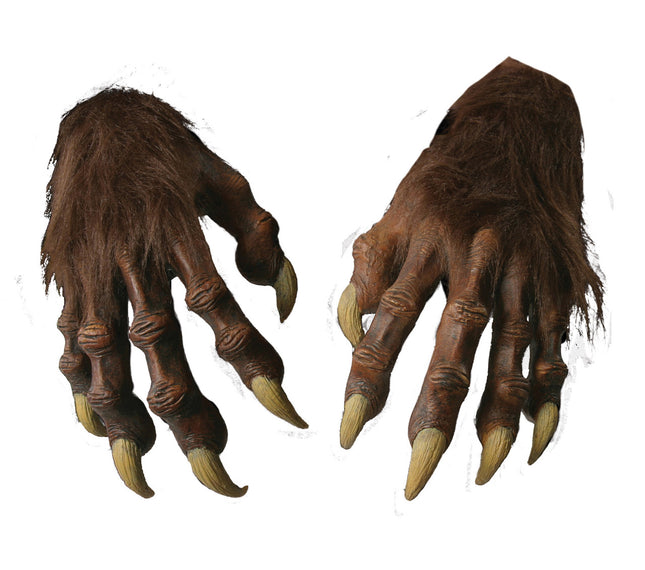 Brown werewolf hands