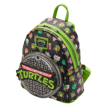 Teenage Mutant Ninja Turtles Sewer Cap Mini Backpack- side view