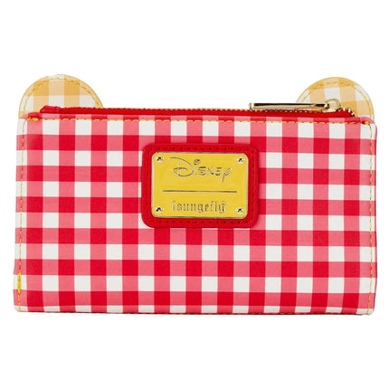 Winnie The Pooh Gingham Wallet- back view