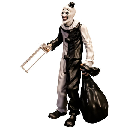 Terrifier - Art The Clown - Blood Bath - 5" Action Figure with black back and saw