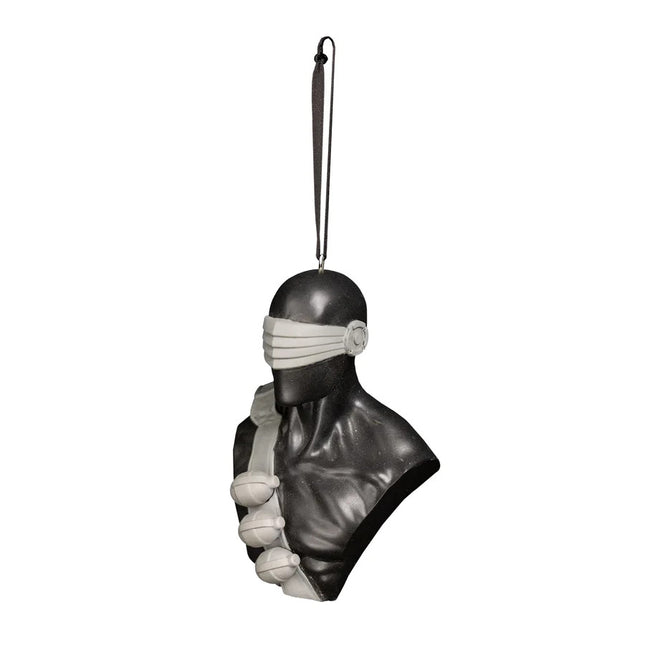 G.I. Joe- Snake Eyes Ornament- left angled view